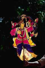indian leather puppet lord rama India
