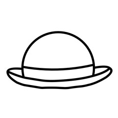 Doodle hat vector
