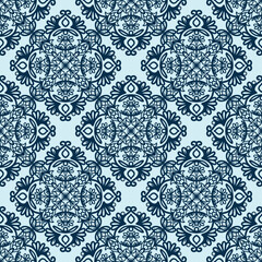 250640 blue line scribble repeat pattern, seamless floral scribble pattern background, motifs floral hand drawn, scribble style, ogee pattern, design for seamless floral pattern, printing, wrapping, 