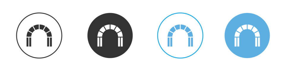 Archway icon Logo Template Design set