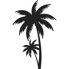 Obraz premium Palm Tree Silhoutte