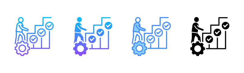 Career Multi Style Icon Set