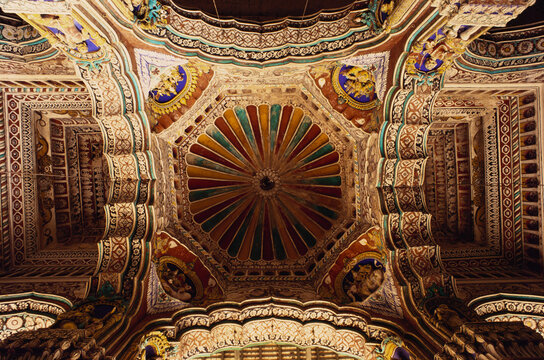 indian old ancient palace ceiling India