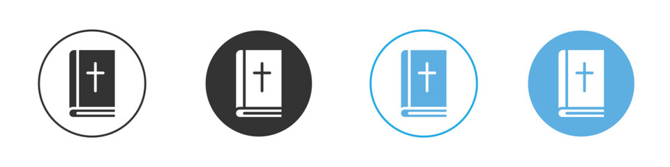Bible icon Logo Template Design set