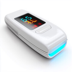 Oximeter with LED screen reading