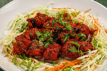 Indian cuisine - Red Chicken 65