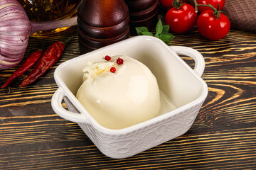 Italian soft young cheese burrata