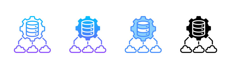 Infrastructure Multi Style Icon Set