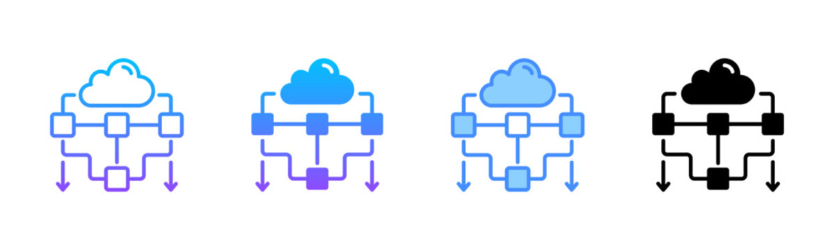 Parallel Multi Style Icon Set