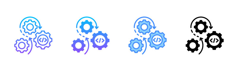 Devops Multi Style Icon Set