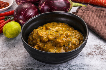 Indian chicken masala corma curry