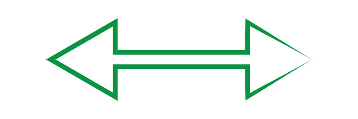 Green arrow curve direction vector. Curved arrow sign. Set of long green curve arrow icon vector. Arrow icon for your web site design, logo, app, UI. Green up arrow.