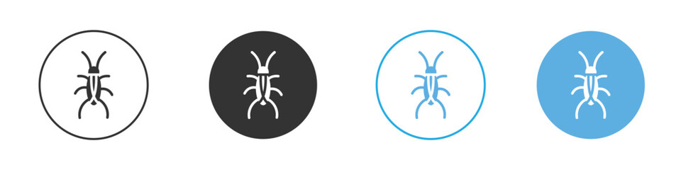 Cockroach icon Logo Template Design set