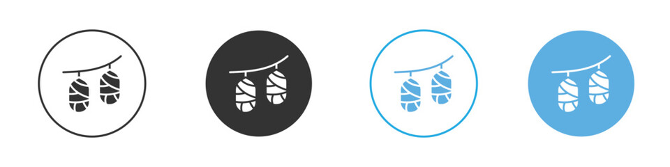 Cocoon icon Logo Template Design set