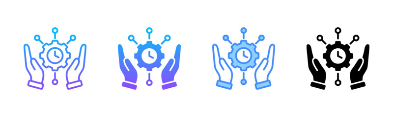 Resource Management Multi Style Icon Set