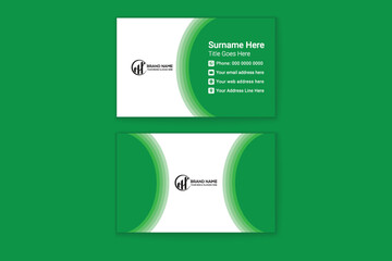 davil side modern business card template