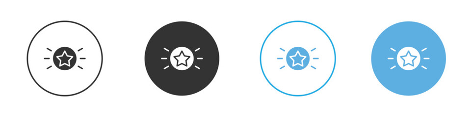 Earn point icon Logo Template Design set