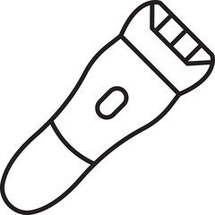 Shaving Machine Vector Icon Stock Illustration