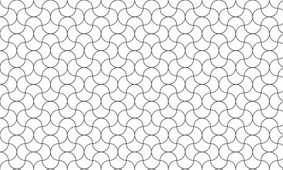 Fototapeta premium Styli's Round Shape Make Pattern.