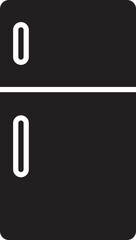 Obraz premium Refrigerator Vector Icon Stock Illustration