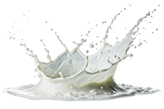 Dynamic white foam splash png