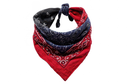 Bandana, tied, close-up