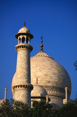 Taj Mahal ivory-white marble mausoleum Agra Uttar Pradesh India