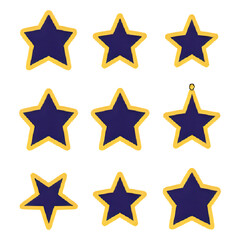 Fototapeta premium Sparkling Stars and Twinkling