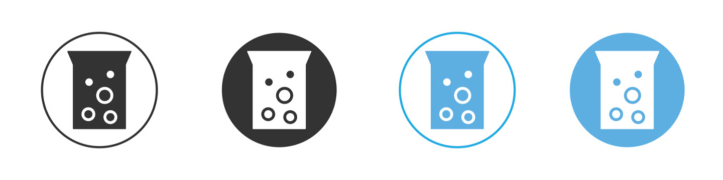 Hard Water icon Logo Template Design set