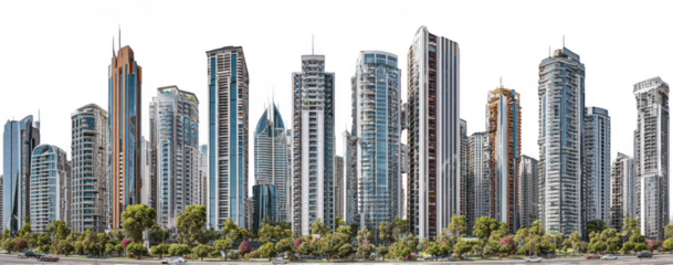 City Skyscrapers View