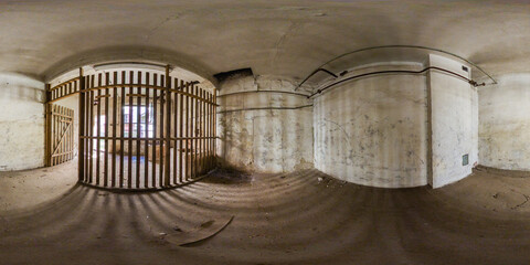 360-degree view of an abandoned pipe factory. Old furniture, workbenches, and decaying walls reflect the charm of industrial history. Perfect for urban exploration and decay themes.