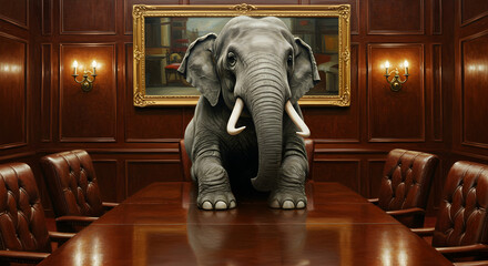 An Elephant in the Boardroom: A Metaphor for the Obvious Challenge