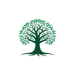 Obraz premium Natural Tree Logo Design