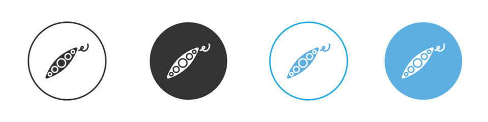 Peapod icon Logo Template Design set