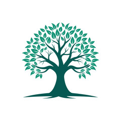 Obraz premium Natural Tree Logo Design