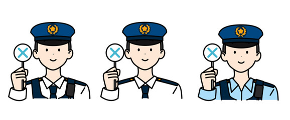 男性警察官1 だめ