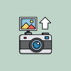 Digital Camera Uploading Photo Landscape Image photo upload