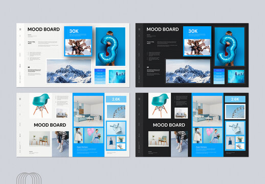 Mood Board Presentation Layout