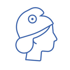 icône de Marianne française symbole de la révolution