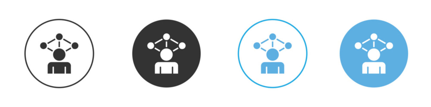 Skillsfor banner and packaging design. Vector illustration icon Logo Template Design set