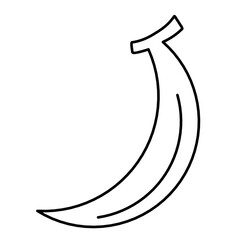 banana vector line