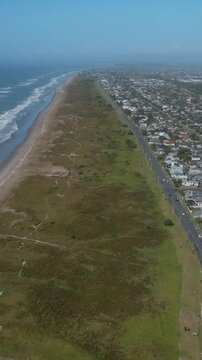 Papamoa beach and suburb near Tauranga, New Zealand