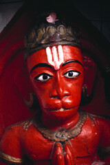indian hindu god Hanuman monkey face India