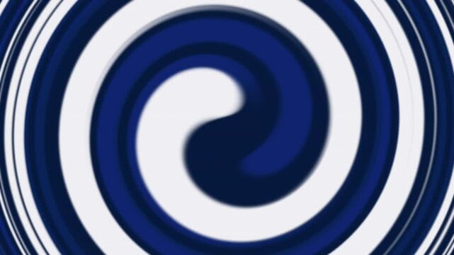 Vortice Astratto Blu e Bianco