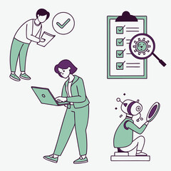 Business Process Automation with Human and Robot Collaboration in a Modern Setting