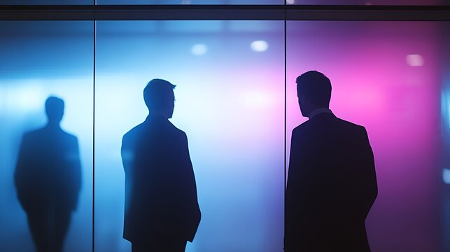 business man and woman