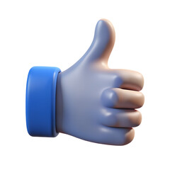 3D Thumbs Up Icon