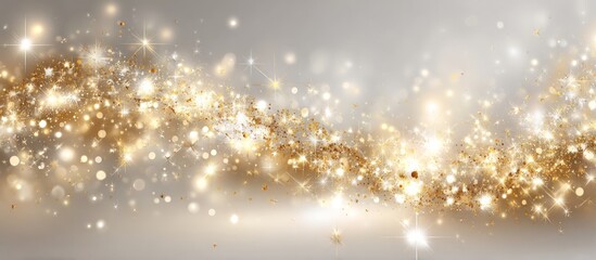 Abstract Gold Glitter Background