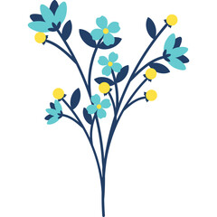 Organic Floral Element