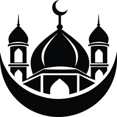 vector illustration of a mosque